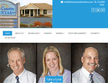 Tablet Screenshot of lakecountrydentalmn.com